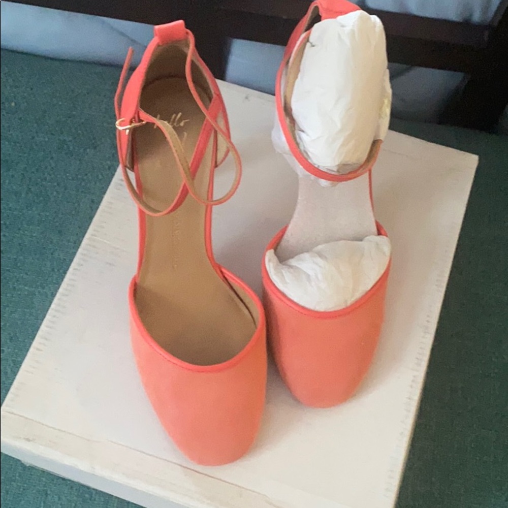 Fire coral heels